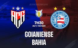 Nhận định Goianiense vs Bahia 7h30 ngày 25/7 (VĐQG Brazil 2024)