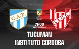 Nhận định Tucuman vs Instituto Cordoba 7h00 ngày 26/7 (VĐQG Argentina 2024)