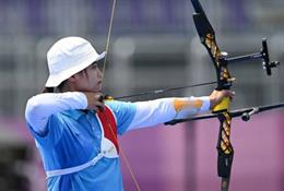 Ánh Nguyệt hoàn tất vòng thi phân hạng bắn cung đơn nữ Olympic 2024