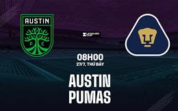 Nhận định bóng đá Pumas vs Austin 8h00 ngày 27/7 (Leagues Cup 2024)
