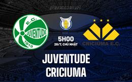 Nhận định Juventude vs Criciuma 5h00 ngày 28/7 (VĐQG Brazil 2024)