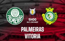 Nhận định Palmeiras vs Vitoria 5h00 ngày 28/7 (VĐQG Brazil 2024)