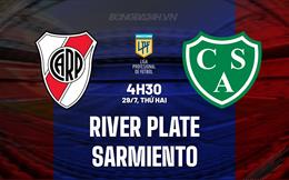 Nhận định River Plate vs Sarmiento 4h30 ngày 29/7 (VĐQG Argentina 2024)