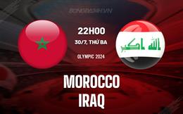 Nhận định bóng đá Morocco vs Iraq 22h00 ngày 30/7 (Olympic 2024)