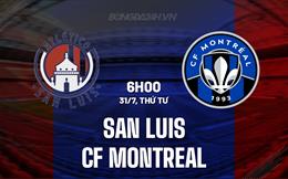 Nhận định San Luis vs CF Montreal 6h00 ngày 31/7 (Leagues Cup 2024)