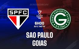 Nhận định Sao Paulo vs Goias 6h00 ngày 31/7 (Cúp QG Brazil 2024)