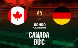 Nhận định bóng đá nữ Canada vs nữ Đức 0h00 ngày 4/8 (Olympic 2024)