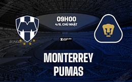 Nhận định bóng đá Monterrey vs Pumas 9h00 ngày 4/8 (Leagues Cup 2024)