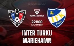 Nhận định Inter Turku vs Mariehamn 22h00 ngày 2/8 (VĐQG Phần Lan 2024)