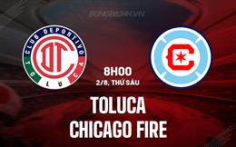 Nhận định Toluca vs Chicago Fire 8h00 ngày 2/8 (Leagues Cup 2024)