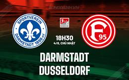 Nhận định Darmstadt vs Dusseldorf 18h30 ngày 4/8 (Hạng 2 Đức 2024/25)