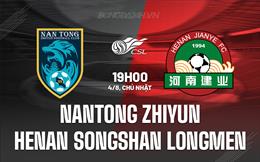 Nhận định Nantong Zhiyun vs Henan Songshan Longmen 19h00 ngày 4/8 (VĐQG Trung Quốc 2024)