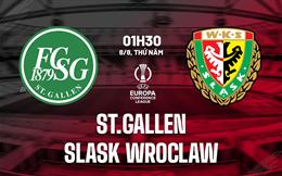 Nhận định St.Gallen vs Slask Wroclaw 1h30 ngày 8/8 (Conference League 2024/25)