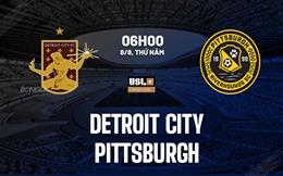 Nhận định Detroit vs Pittsburgh Riverhounds 6h00 ngày 8/8 (Hạng nhất Mỹ 2024)