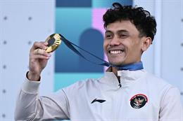 Đến lượt Indonesia giành HCV Olympic sau khi đánh bại Trung Quốc ở môn lạ