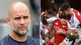 Pep Guardiola phản ứng thế nào sau khi Arsenal thắng đậm Bayer Leverkusen?