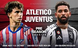 Nhận định Atletico Madrid vs Juventus (20h00 ngày 11/08): Bất phân thắng bại