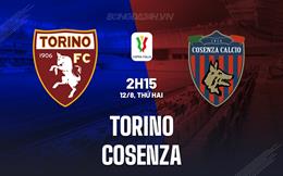 Nhận định bóng đá Torino vs Cosenza 2h15 ngày 12/8 (Cúp QG Italia 2024/25)