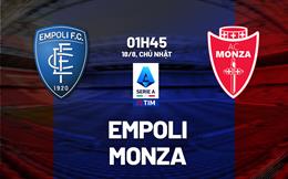 Nhận định bóng đá Empoli vs Monza 1h45 ngày 18/8 (Serie A 2024/25)