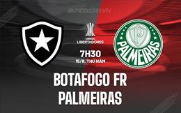 Nhận định Botafogo FR vs Palmeiras 7h30 ngày 15/8 (Copa Libertadores 2024)