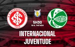 Nhận định Internacional vs Juventude 5h30 ngày 15/8 (VĐQG Brazil 2024)