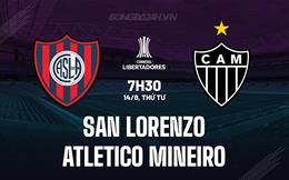 Nhận định San Lorenzo vs Atletico Mineiro 7h30 ngày 14/8 (Copa Libertadores 2024)