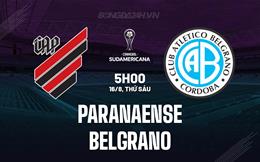 Nhận định Paranaense vs Belgrano 5h00 ngày 16/8 (Copa Sudamericana 2024)