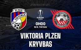 Nhận định Viktoria Plzen vs Kryvbas 0h00 ngày 16/8 (Europa League 2024/25)