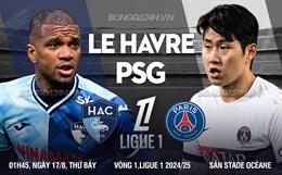 Nhận định Le Havre vs PSG (01h45 ngày 17/08): Mở tiệc đãi khách