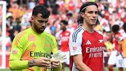 David Raya khen ngợi tân binh Riccardo Calafiori của Arsenal