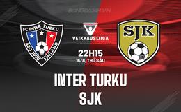 Nhận định Inter Turku vs SJK 22h15 ngày 16/8 (VĐQG Phần Lan 2024)