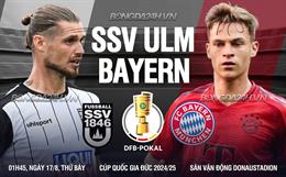 Nhận định Ulm vs Bayern Munich 01h45 ngày 17/8 (Cúp quốc gia Đức 2024/25)