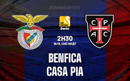 Nhận định Benfica vs Casa Pia 2h30 ngày 18/8 (VĐQG Bồ Đào Nha 2024/25)