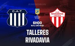 Nhận định Talleres vs Rivadavia 6h00 ngày 18/8 (VĐQG Argentina 2024)