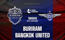 Nhận định Buriram vs Bangkok United 19h00 ngày 18/8 (VĐQG Thái Lan 2024/25)