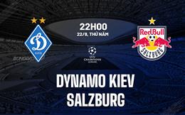 Nhận định Dynamo Kiev vs Salzburg 2h00 ngày 22/8 (Champions League 2024/25)