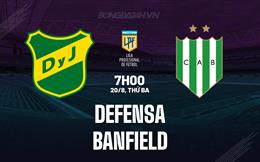 Nhận định Defensa vs Banfield 7h00 ngày 20/8 (VĐQG Argentina 2024)