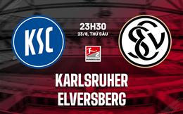 Nhận định bóng đá Karlsruher vs Elversberg 23h30 ngày 23/8 (Hạng 2 Đức 2024/25)