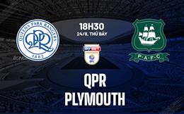 Nhận định bóng đá QPR vs Plymouth 18h30 ngày 24/8 (Hạng nhất Anh 2024/25)