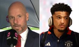 Erik ten Hag giải thích lý do Jadon Sancho vắng mặt trước Brighton