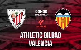 Nhận định Athletic Bilbao vs Valencia 00h00 ngày 29/8 (La Liga 2024/25)