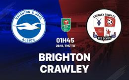 Nhận định Brighton vs Crawley 01h45 ngày 28/8 (Cúp Liên đoàn Anh 2024/25)