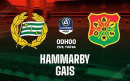 Nhận định bóng đá Hammarby vs GAIS 0h00 ngày 27/8 (VĐQG Thụy Điển 2024)