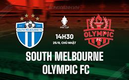 Nhận định South Melbourne vs Olympic FC 14h30 ngày 25/8 (Cúp QG Australia 2024)