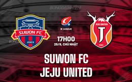 Nhận định Suwon FC vs Jeju United 17h00 ngày 25/8 (VĐQG Hàn Quốc 2024)