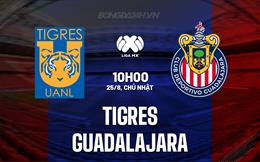 Nhận định Tigres vs Guadalajara 8h00 ngày 25/8 (VĐQG Mexico 2024/25)