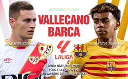 Nhận định Rayo Vallecano vs Barcelona (02h30 ngày 28/8): Hạ đối thủ khó