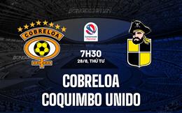 Nhận định Cobreloa vs Coquimbo Unido 7h30 ngày 28/8 (VĐQG Chile 2024)