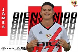 James Rodriguez trở lại La Liga, khoác áo Rayo Vallecano