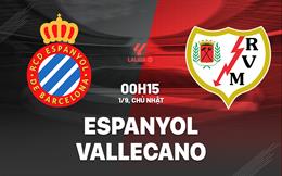 Nhận định bóng đá Espanyol vs Vallecano 0h15 ngày 1/9 (La Liga 2024/25)